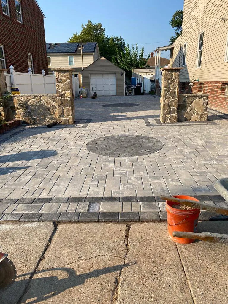 Stone wall services by Palacios Bro Construction LLC