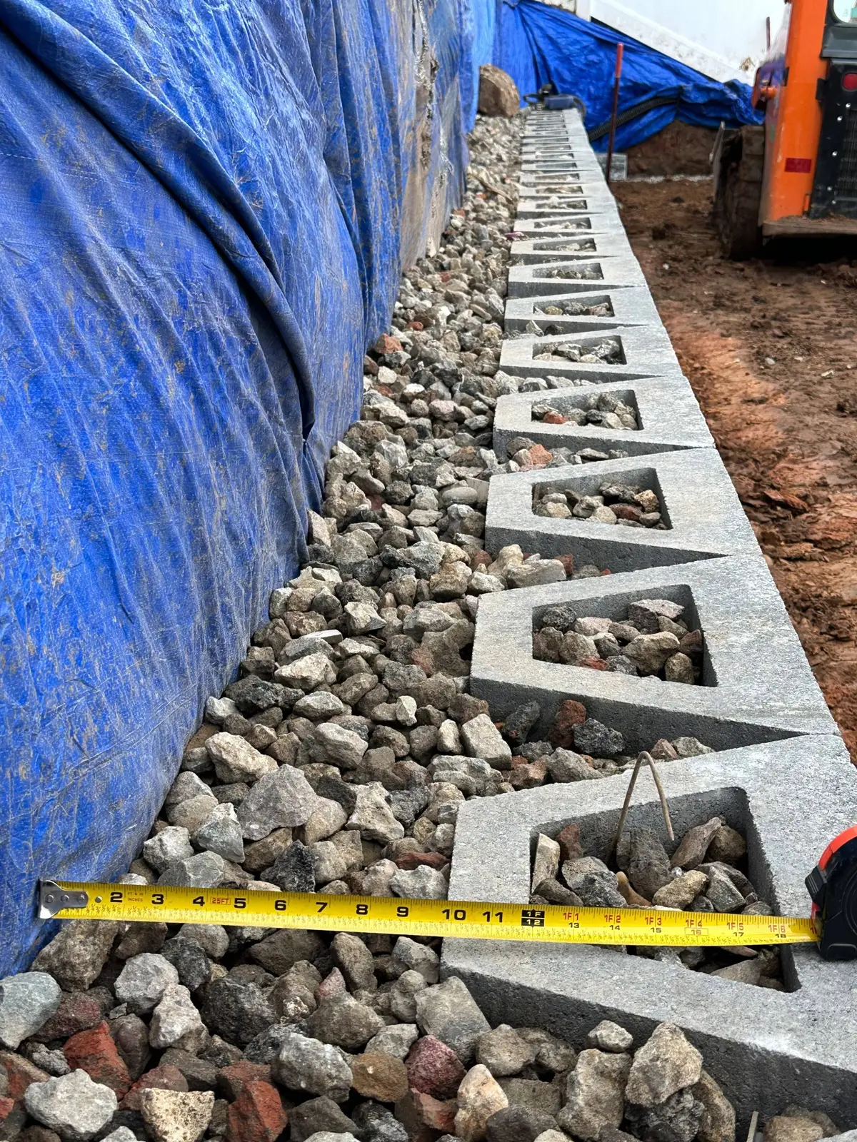 French drain services by Palacios Bro Construction LLC